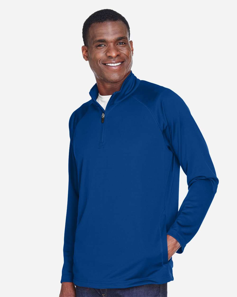 Devon & Jones-DG440-Men's Stretch Tech-Shell® Compass Quarter-Zip Pullover - Image 30