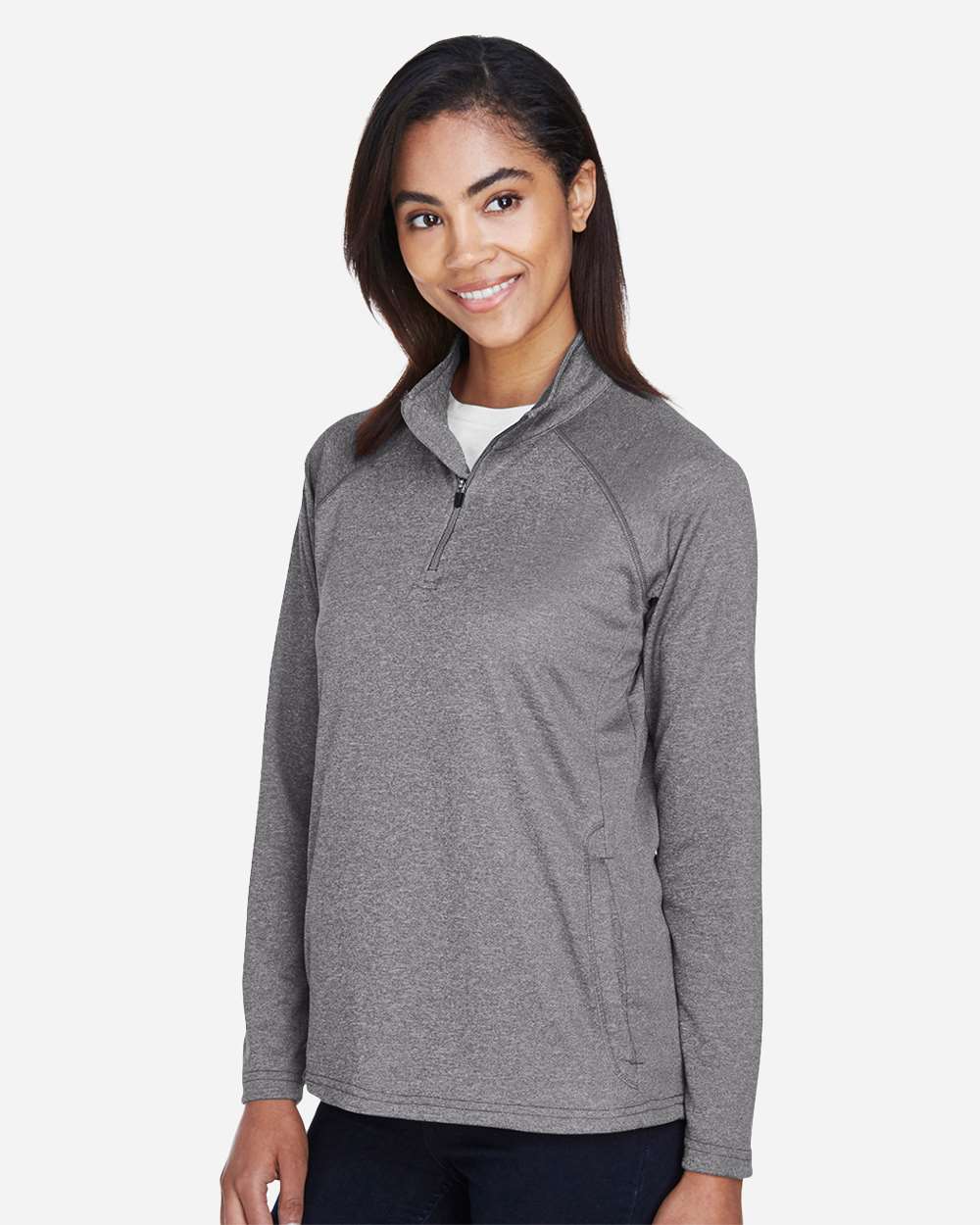 Devon & Jones-DG440W-Women's Stretch Tech-Shell® Compass Quarter-Zip Pullover - Image 10
