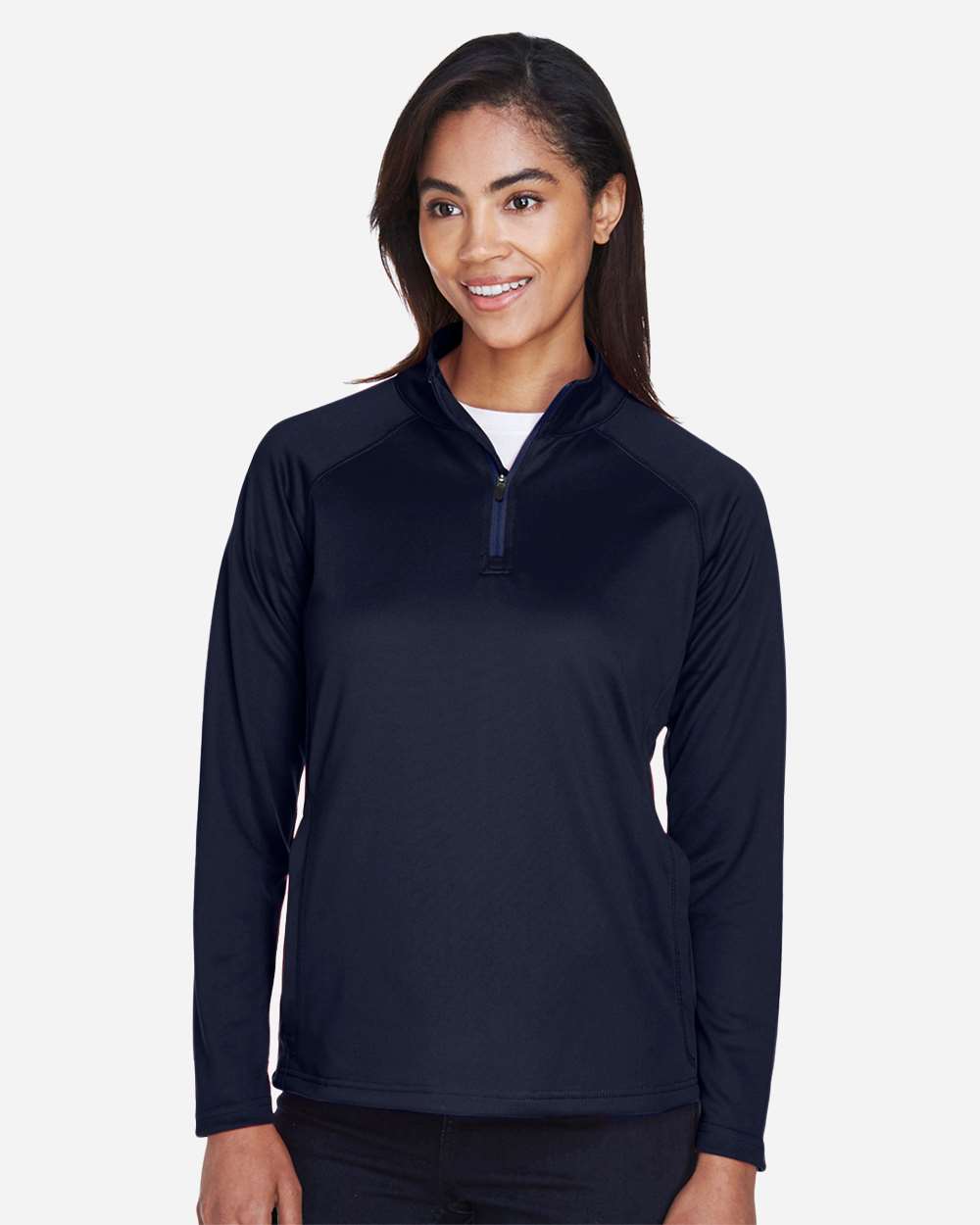 Devon & Jones-DG440W-Women's Stretch Tech-Shell® Compass Quarter-Zip Pullover - Image 14