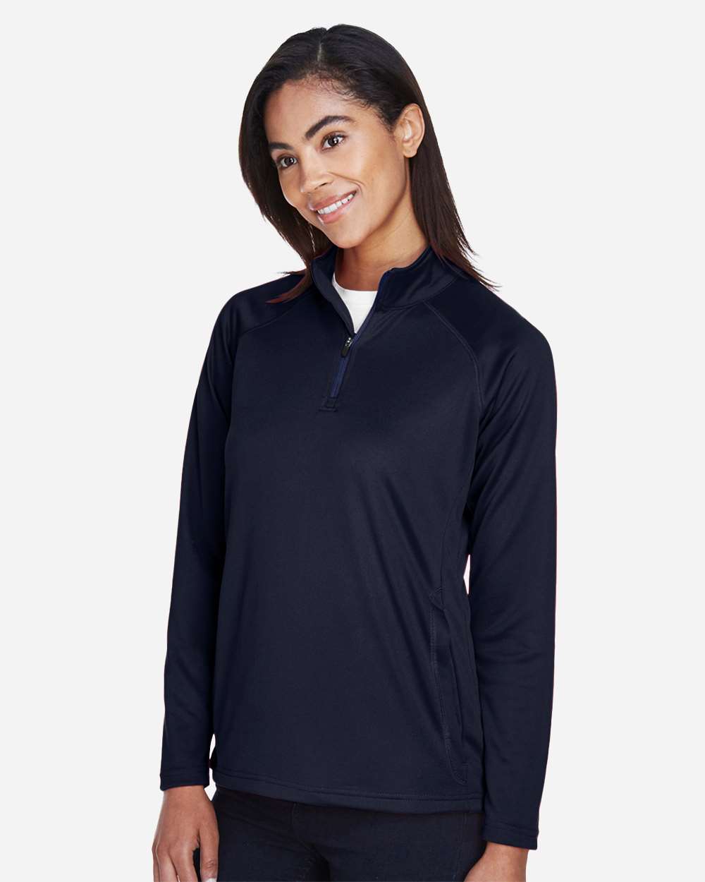 Devon & Jones-DG440W-Women's Stretch Tech-Shell® Compass Quarter-Zip Pullover - Image 15