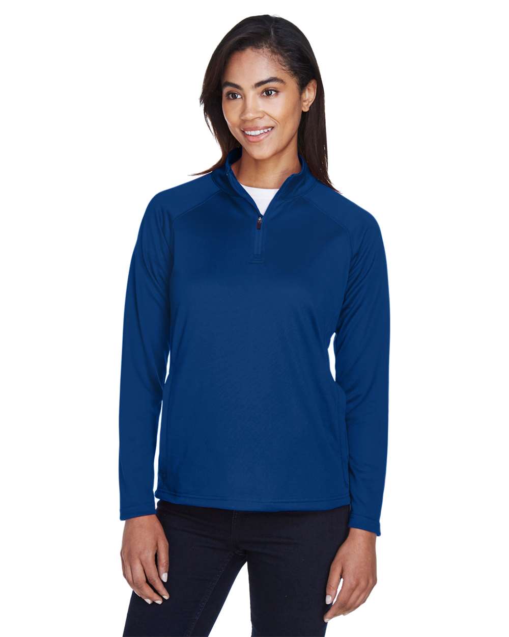 Devon & Jones-DG440W-Women's Stretch Tech-Shell® Compass Quarter-Zip Pullover - Image 19