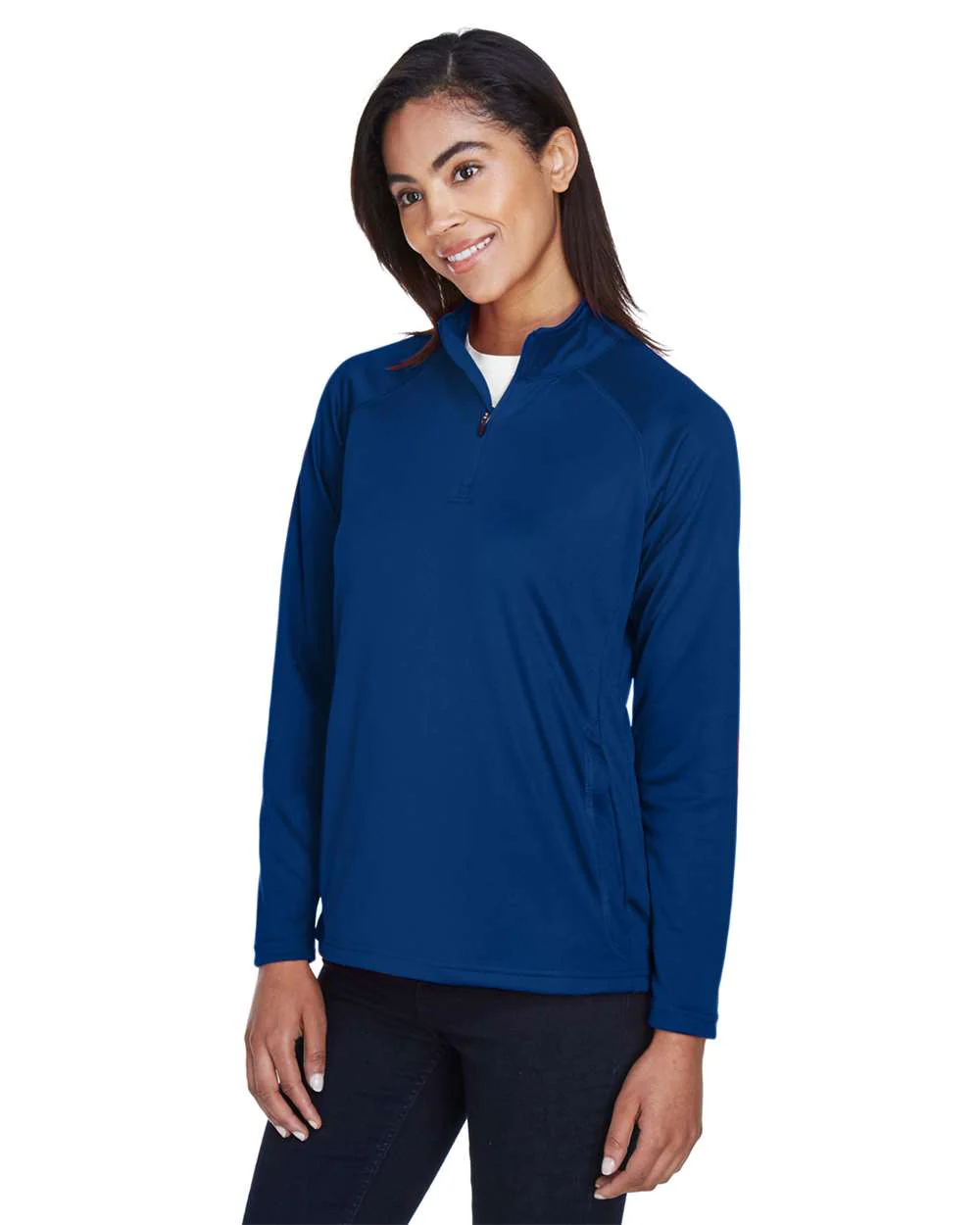 Devon & Jones-DG440W-Women's Stretch Tech-Shell® Compass Quarter-Zip Pullover - Image 20