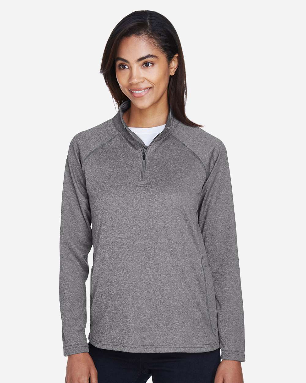 Devon & Jones-DG440W-Women's Stretch Tech-Shell® Compass Quarter-Zip Pullover - Image 9