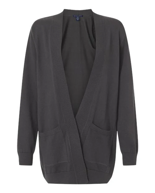 Devon & Jones-DG447W-Women's New Classics Open Cardigan Sweater - Image 3