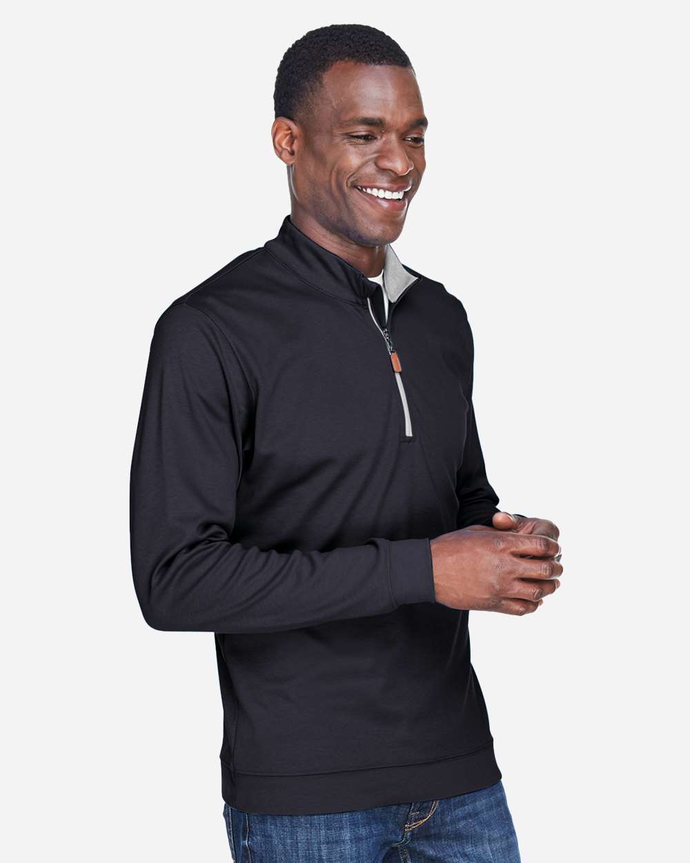 Devon & Jones-DG479-Men's DRYTEC20™ Performance Quarter-Zip Pullover - Image 4