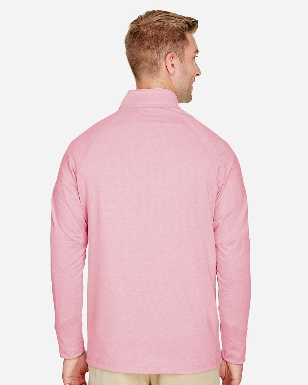 Devon & Jones-DG480-Men's CrownLux Performance® Clubhouse Micro-Stripe Quarter-Zip Pullover - Image 26