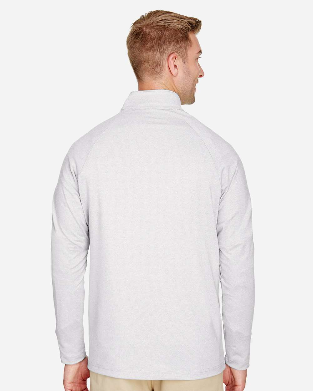 Devon & Jones-DG480-Men's CrownLux Performance® Clubhouse Micro-Stripe Quarter-Zip Pullover - Image 31