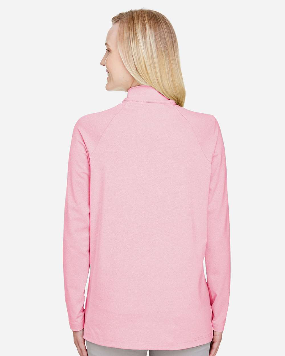 Devon & Jones-DG480W-Women's CrownLux Performance® Clubhouse Micro-Stripe Quarter-Zip Pullover - Image 26