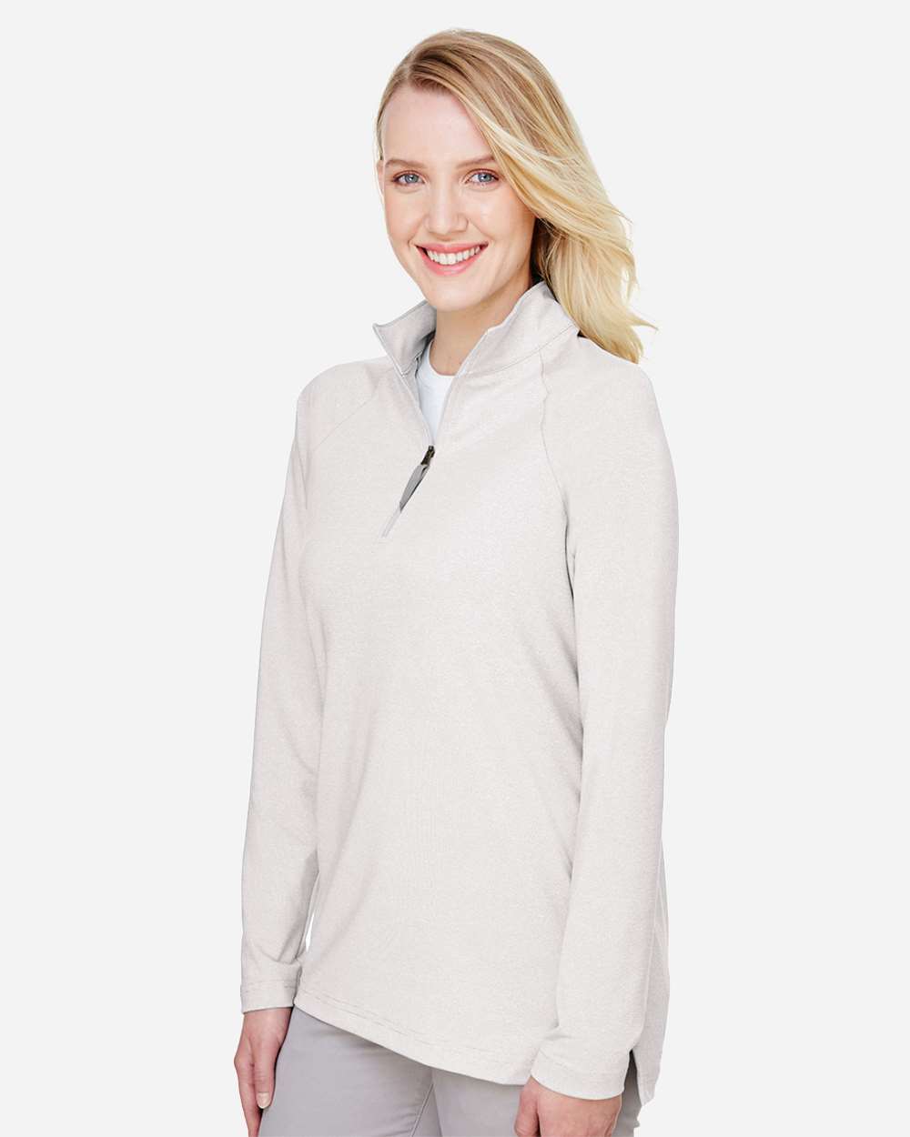 Devon & Jones-DG480W-Women's CrownLux Performance® Clubhouse Micro-Stripe Quarter-Zip Pullover - Image 30