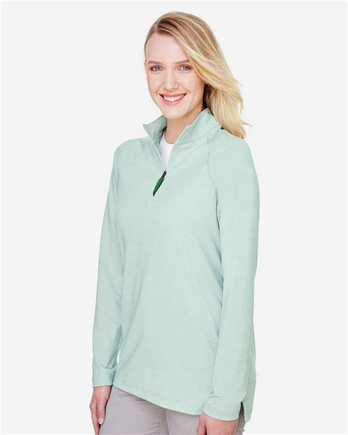 Devon & Jones-DG480W-Women's CrownLux Performance® Clubhouse Micro-Stripe Quarter-Zip Pullover - Image 35