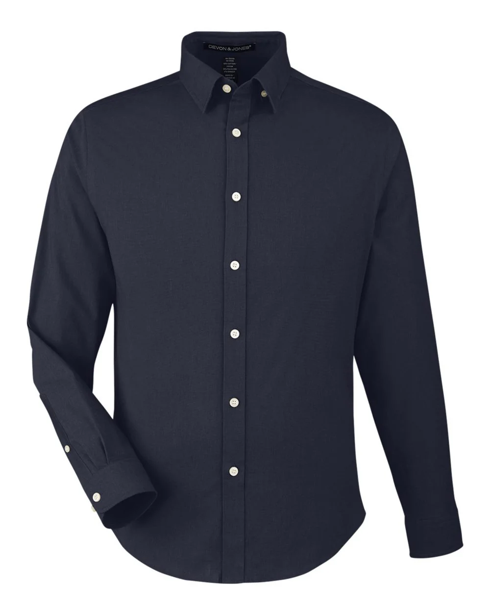 Devon & Jones-DG505-Men's CrownLux Performance® Spencer Poplin Dress Shirt - Image 14