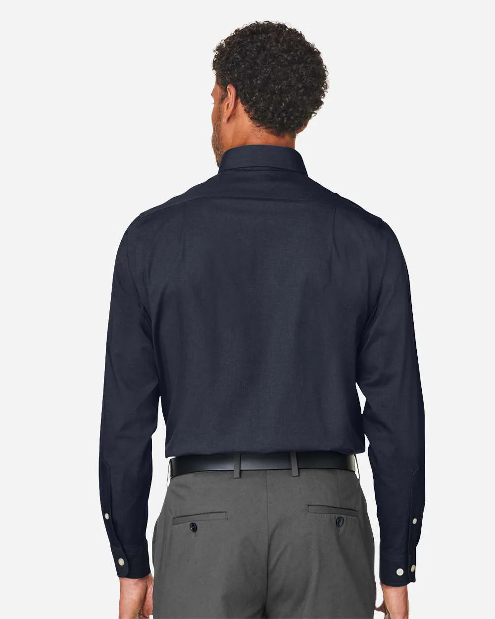 Devon & Jones-DG505-Men's CrownLux Performance® Spencer Poplin Dress Shirt - Image 19