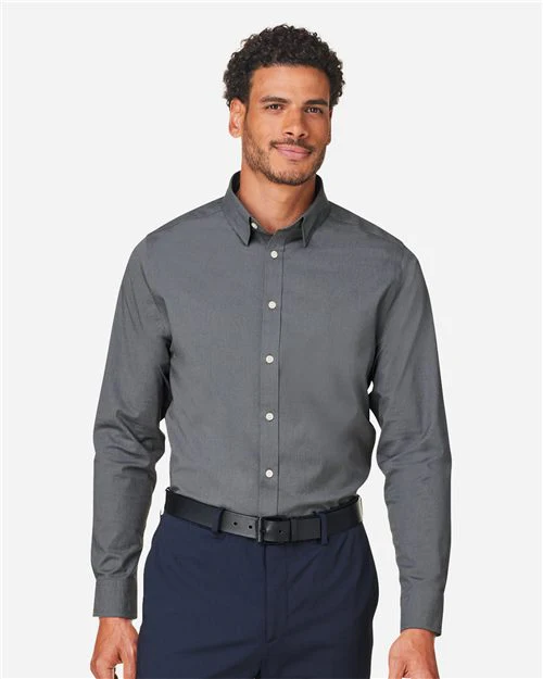 Devon & Jones-DG505-Men's CrownLux Performance® Spencer Poplin Dress Shirt - Image 26
