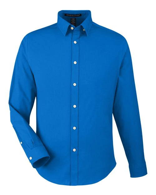 Devon & Jones-DG505-Men's CrownLux Performance® Spencer Poplin Dress Shirt - Image 27