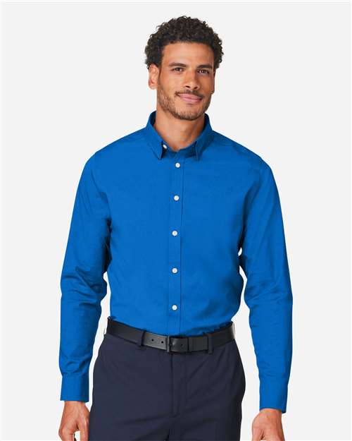 Devon & Jones-DG505-Men's CrownLux Performance® Spencer Poplin Dress Shirt - Image 28