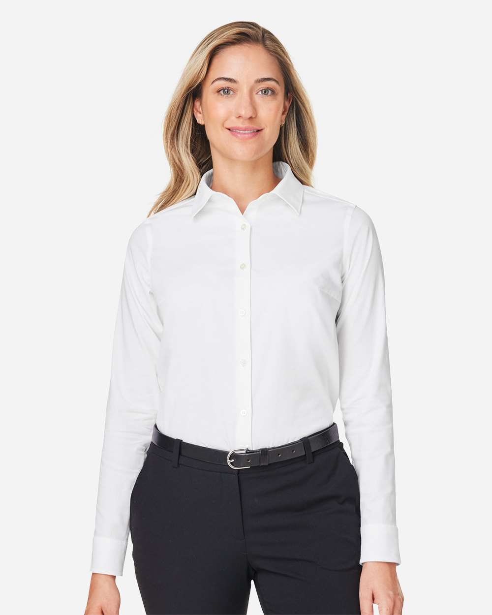 Devon & Jones-DG505W-Women's CrownLux Performance® Spencer Poplin Dress Shirt - Image 23