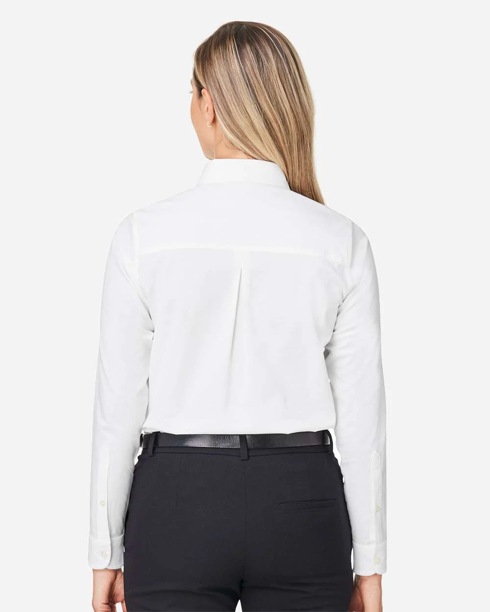 Devon & Jones-DG505W-Women's CrownLux Performance® Spencer Poplin Dress Shirt - Image 25