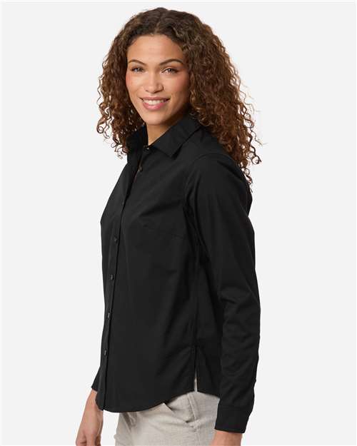 Devon & Jones-DG505W-Women's CrownLux Performance® Spencer Poplin Dress Shirt - Image 30