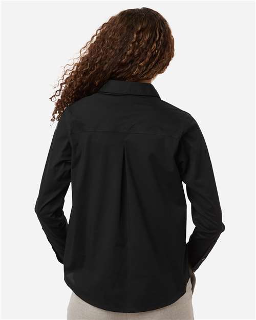 Devon & Jones-DG505W-Women's CrownLux Performance® Spencer Poplin Dress Shirt - Image 31