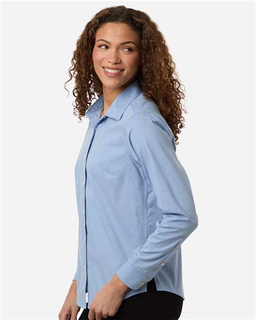 Devon & Jones-DG505W-Women's CrownLux Performance® Spencer Poplin Dress Shirt - Image 33