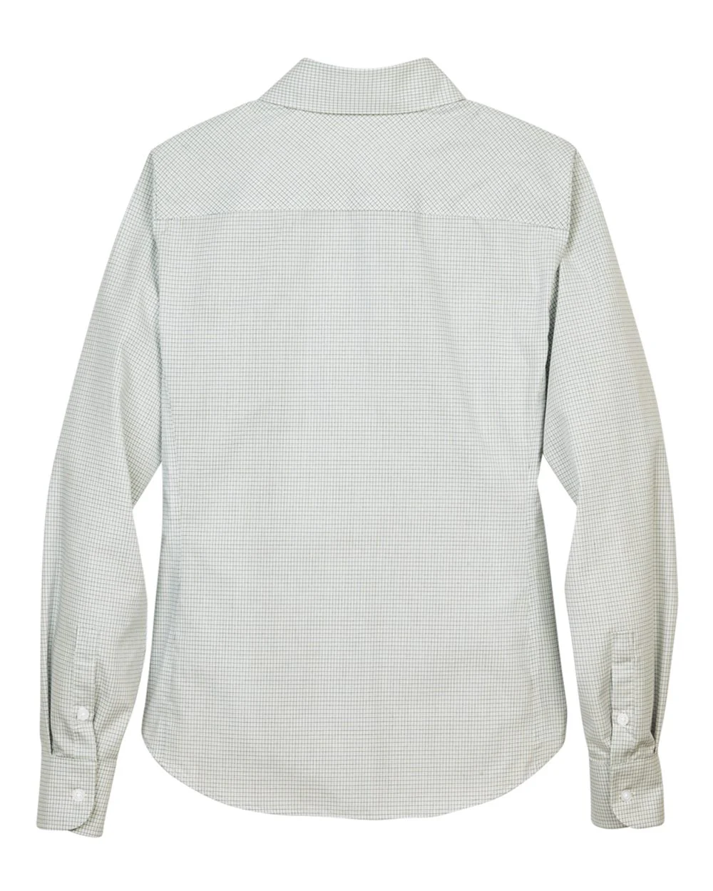 Devon & Jones-DG510W-Women's Crown Collection® Micro Tattersall Woven Dress Shirt - Image 8