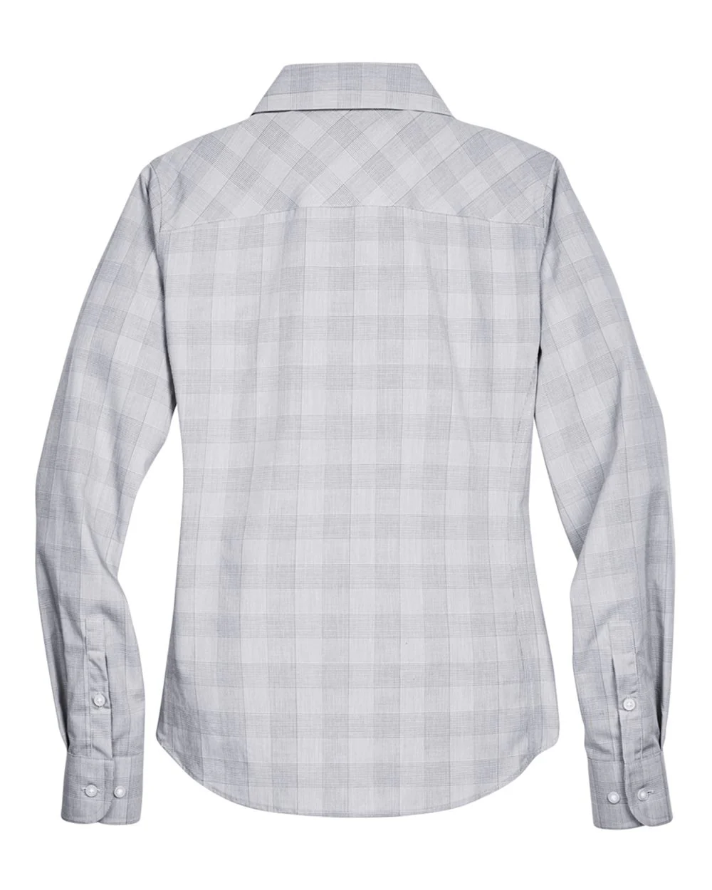 Devon & Jones-DG520W-Women's Crown Collection® Glen Plaid Woven Dress Shirt - Image 2