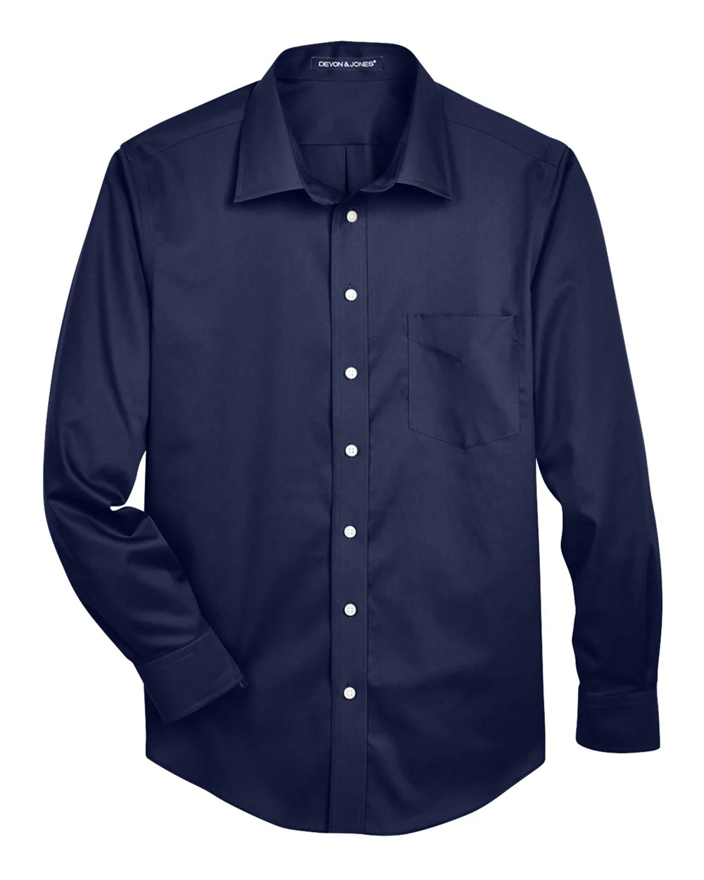 Devon & Jones-DG530-Men's Crown Collection® Solid Stretch Twill Woven Dress Shirt - Image 12