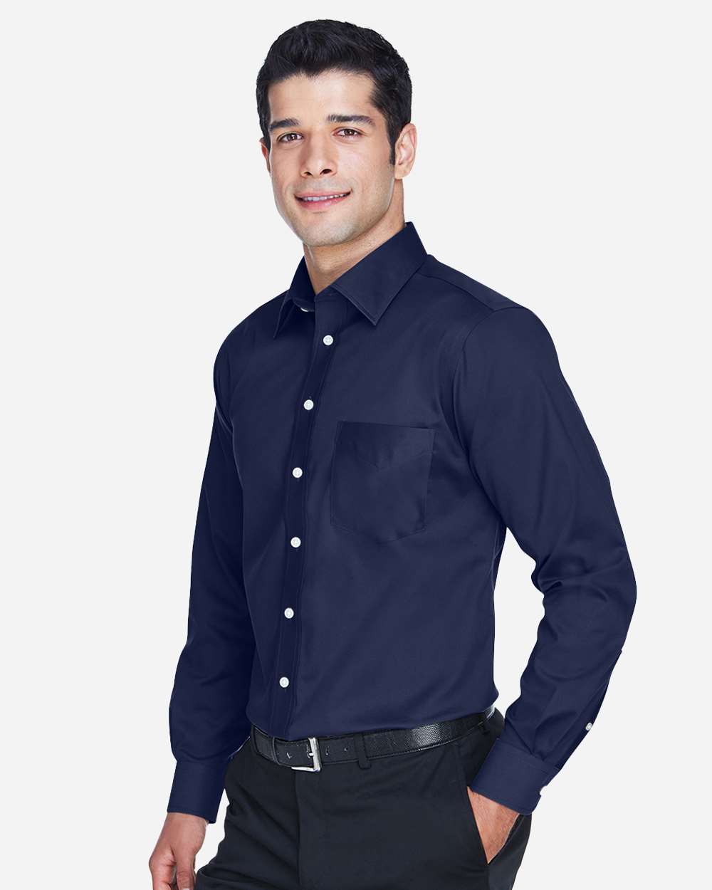 Devon & Jones-DG530-Men's Crown Collection® Solid Stretch Twill Woven Dress Shirt - Image 15
