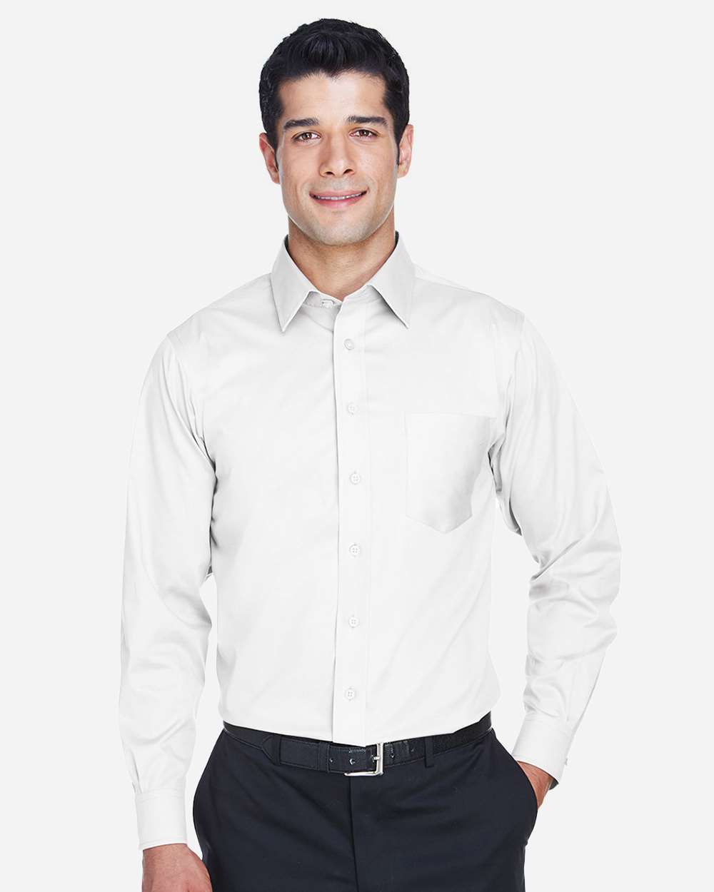 Devon & Jones-DG530-Men's Crown Collection® Solid Stretch Twill Woven Dress Shirt - Image 24
