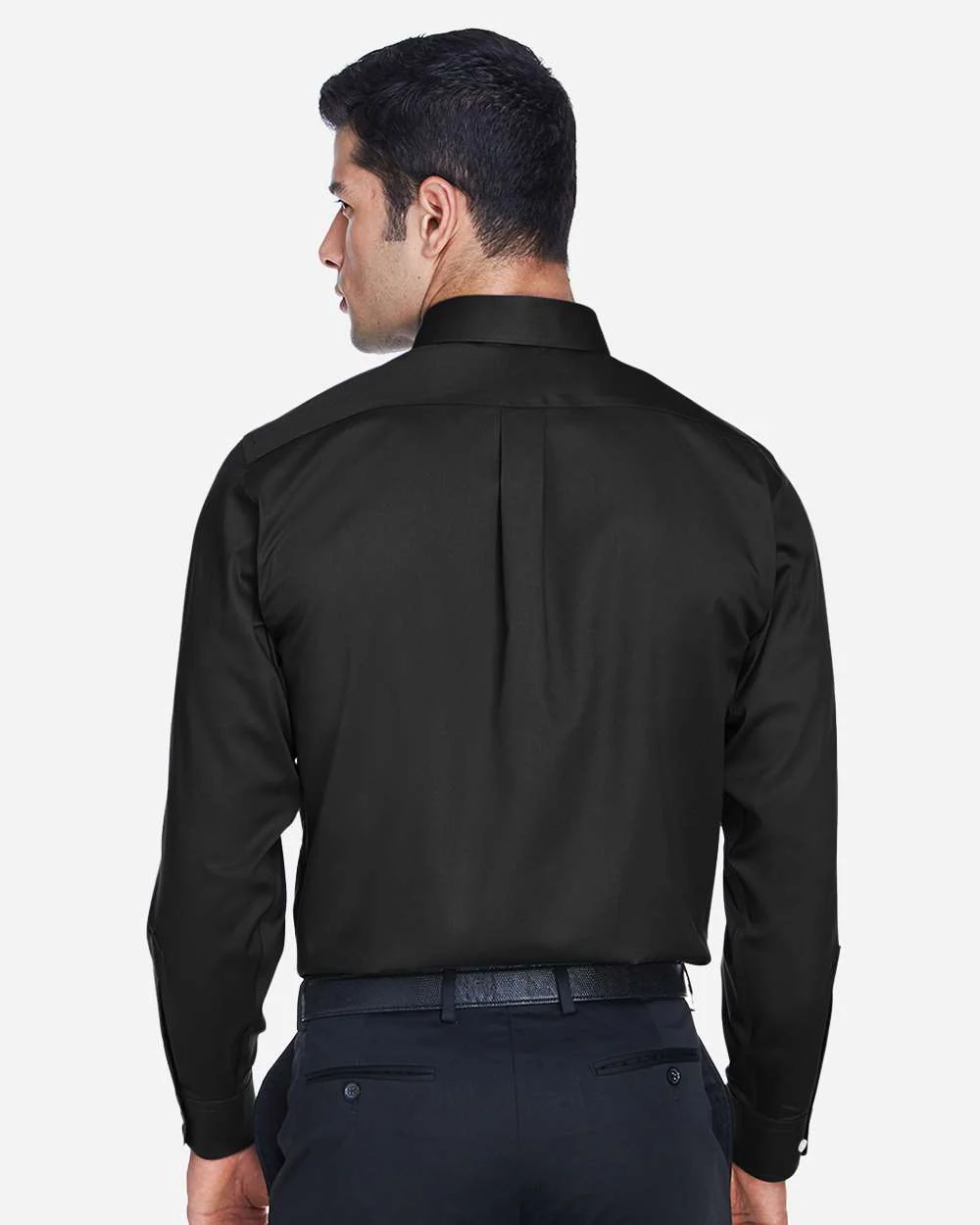 Devon & Jones-DG530-Men's Crown Collection® Solid Stretch Twill Woven Dress Shirt - Image 5