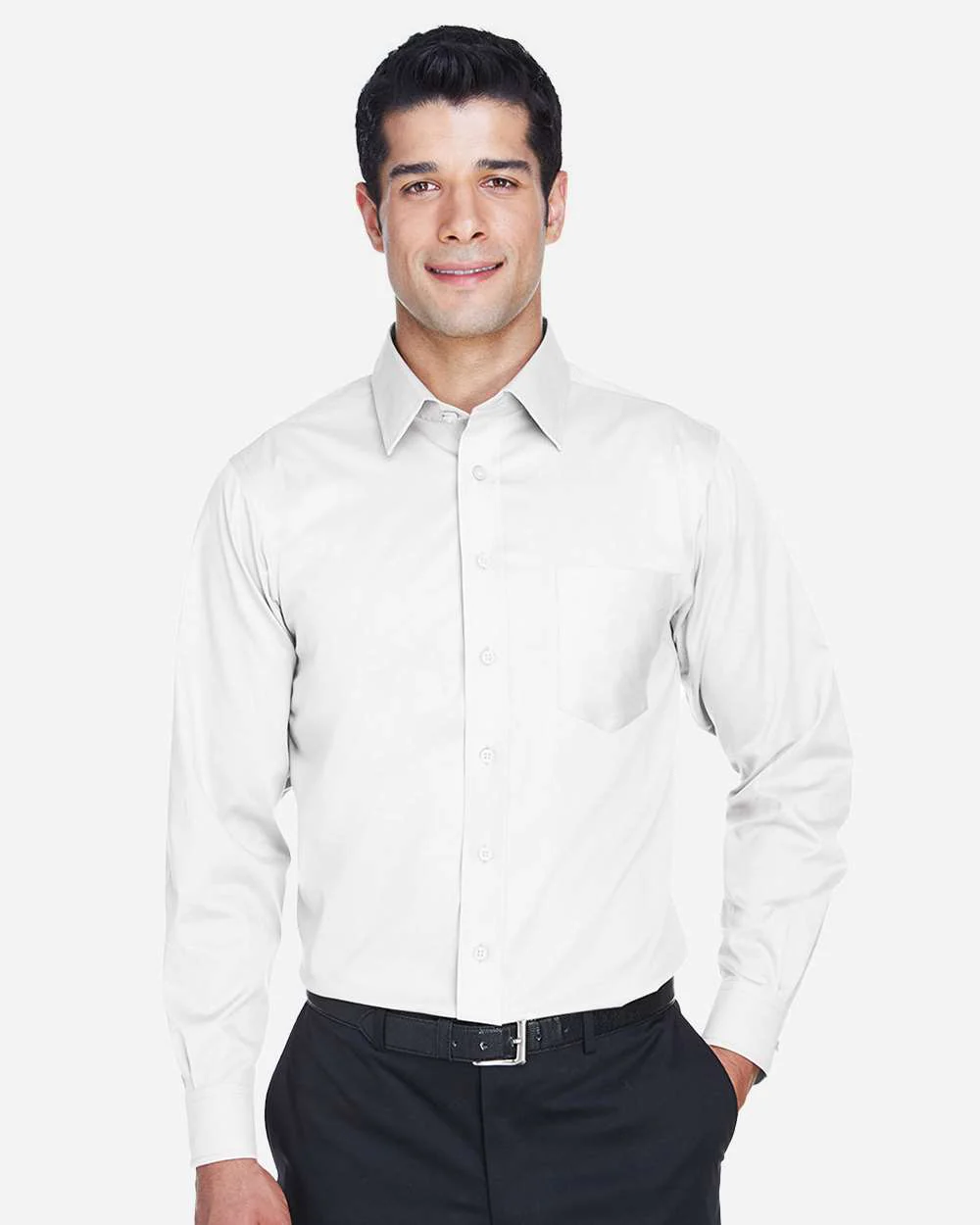 Devon & Jones-DG530T-Men's Crown Collection® Tall Solid Stretch Twill Woven Dress Shirt - Image 19