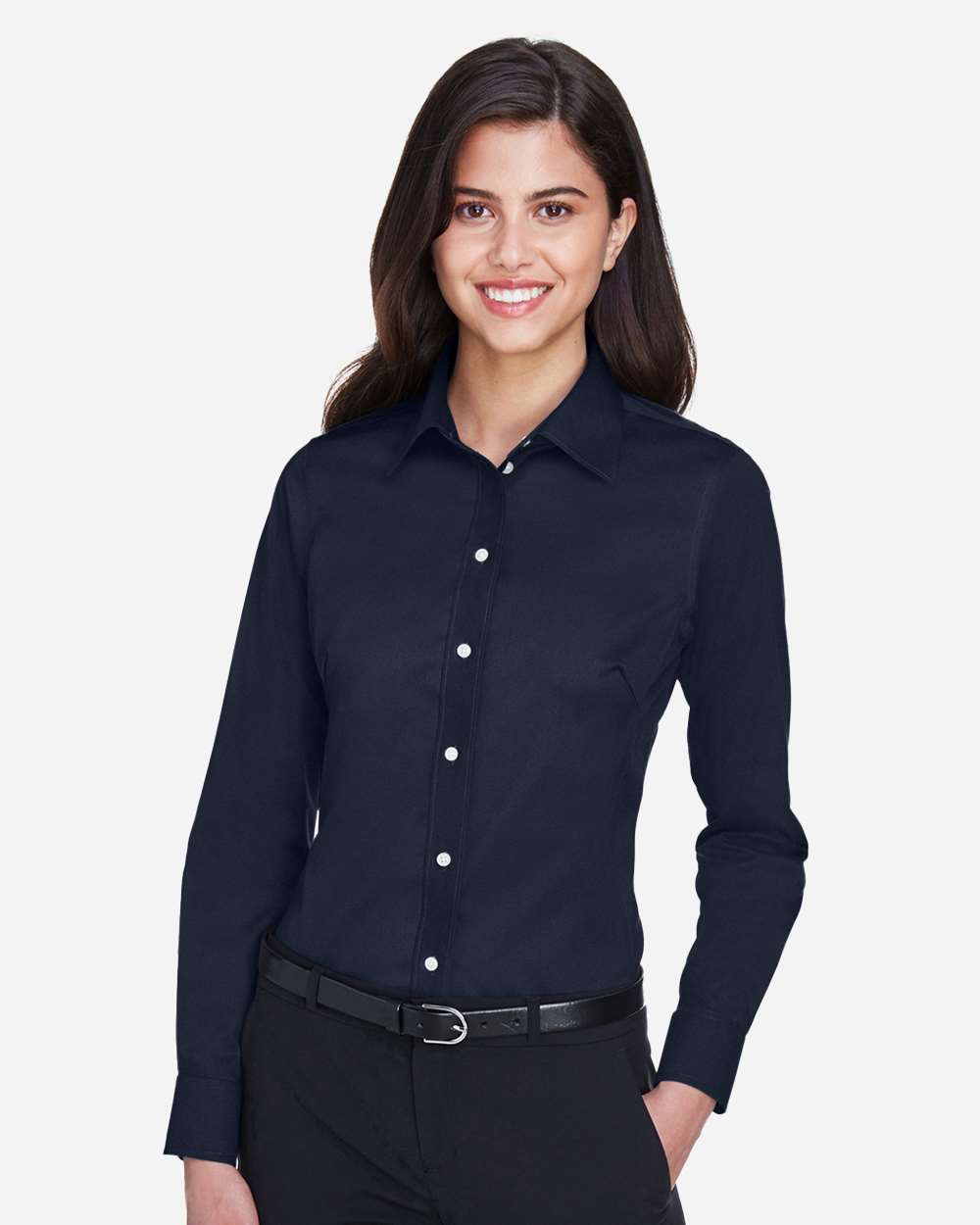 Devon & Jones-DG530W-Women's Crown Collection® Solid Stretch Twill Woven Dress Shirt - Image 14