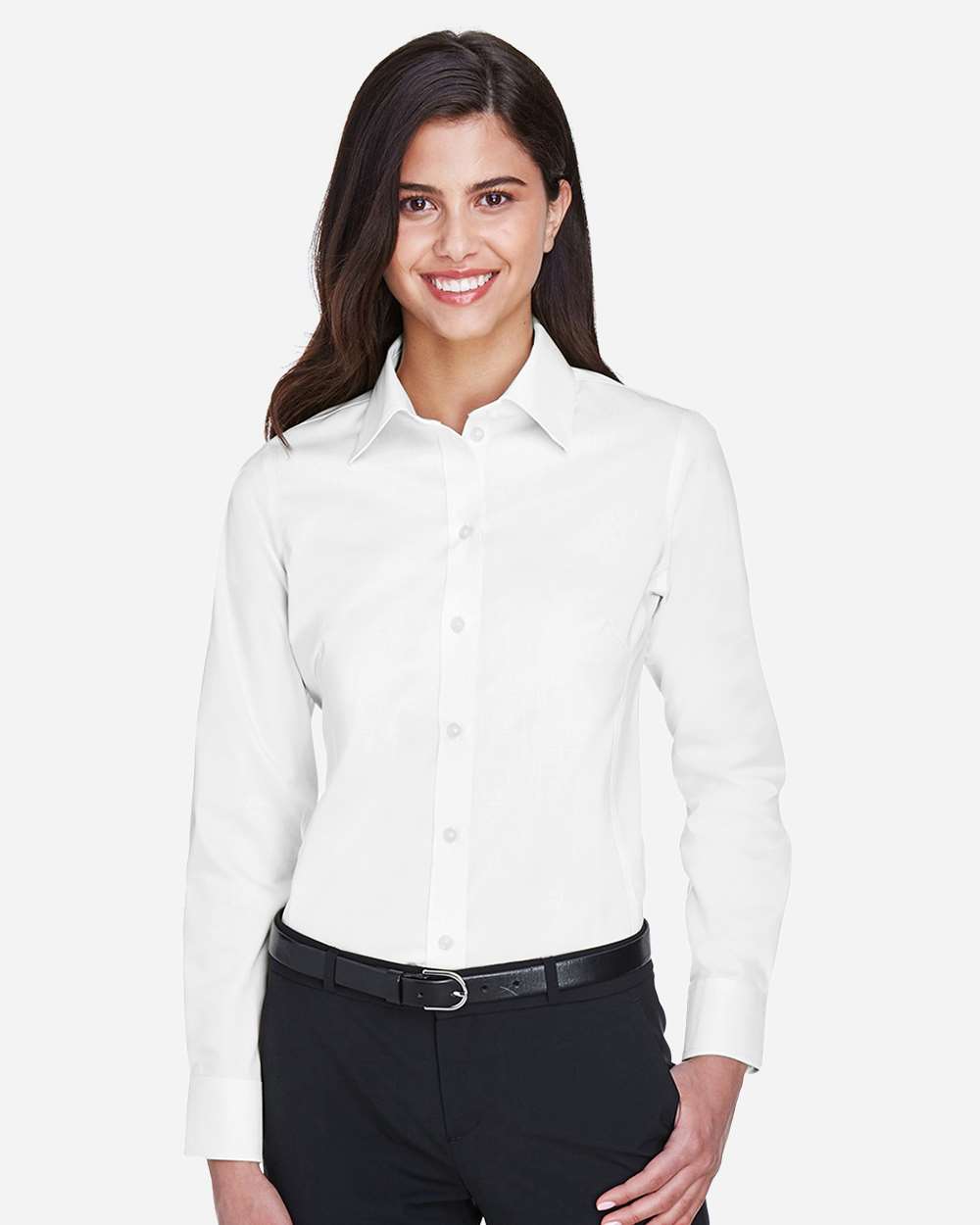 Devon & Jones-DG530W-Women's Crown Collection® Solid Stretch Twill Woven Dress Shirt - Image 19