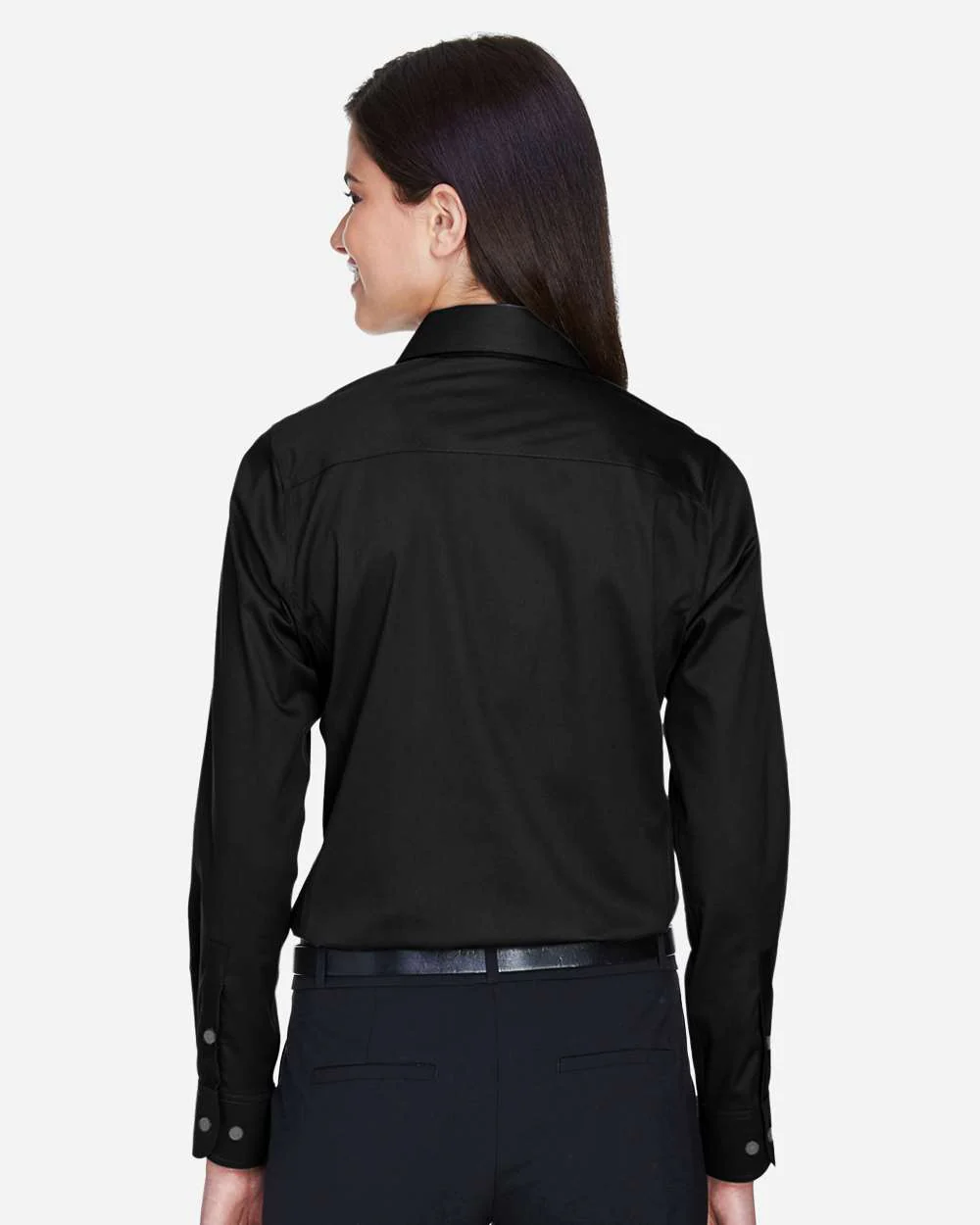 Devon & Jones-DG530W-Women's Crown Collection® Solid Stretch Twill Woven Dress Shirt - Image 5