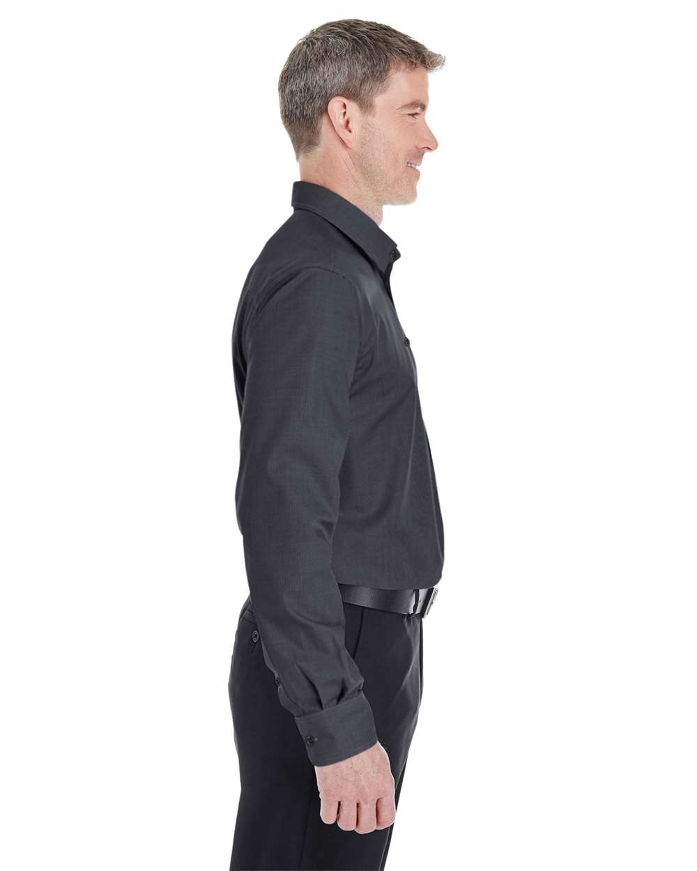 Devon & Jones-DG532-Men's Crown Collection® Royal Dobby Dress Shirt - Image 2