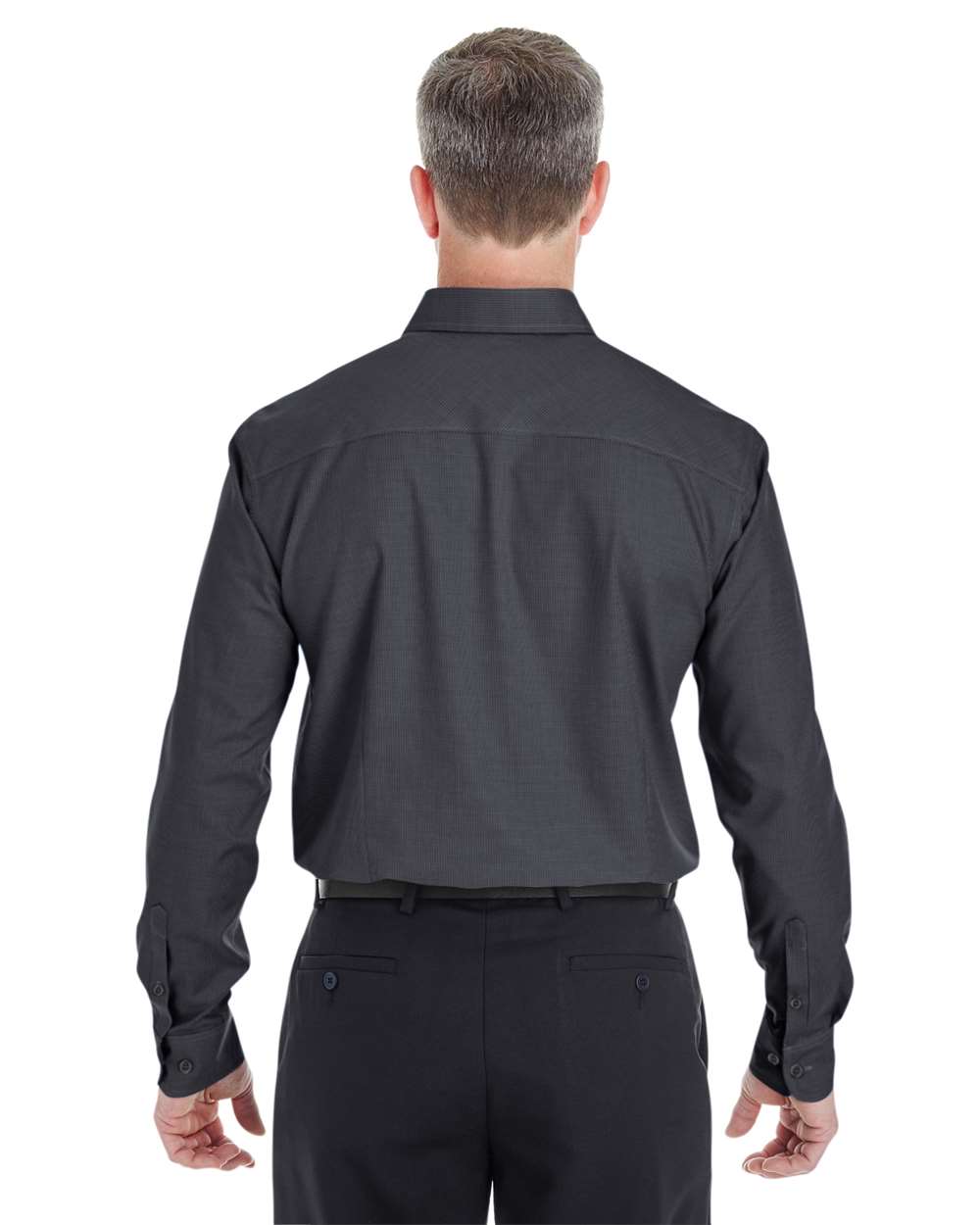 Devon & Jones-DG532-Men's Crown Collection® Royal Dobby Dress Shirt - Image 3