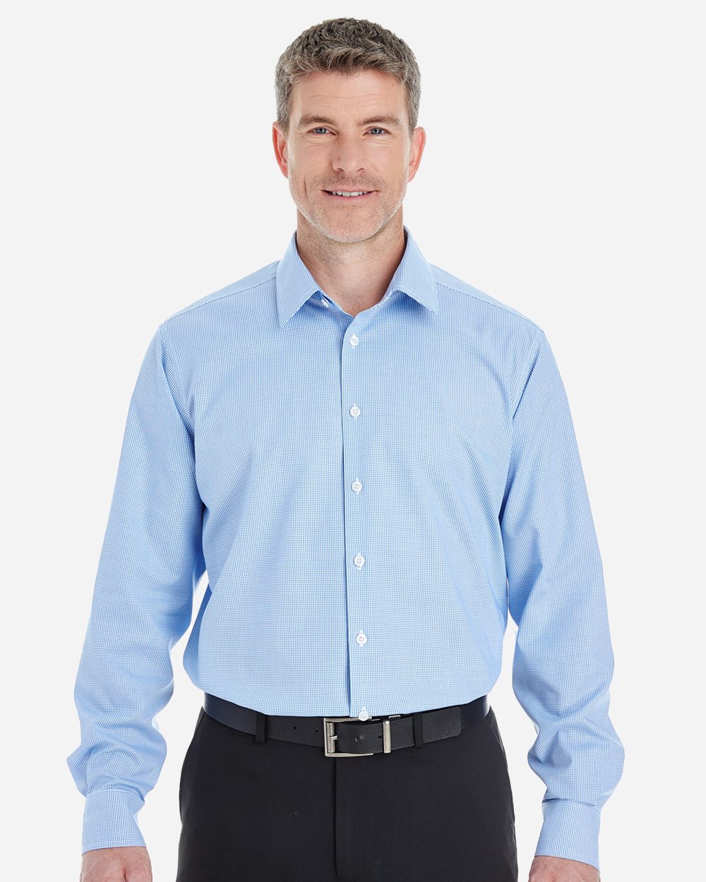 Devon & Jones-DG532-Men's Crown Collection® Royal Dobby Dress Shirt - Image 4