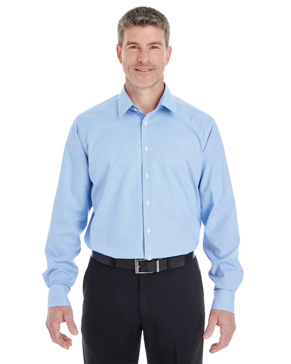 Devon & Jones-DG532-Men's Crown Collection® Royal Dobby Dress Shirt - Image 5