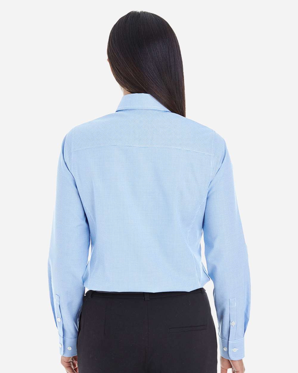 Devon & Jones-DG532W-Women's Crown Collection® Royal Dobby Woven Dress Shirt - Image 9