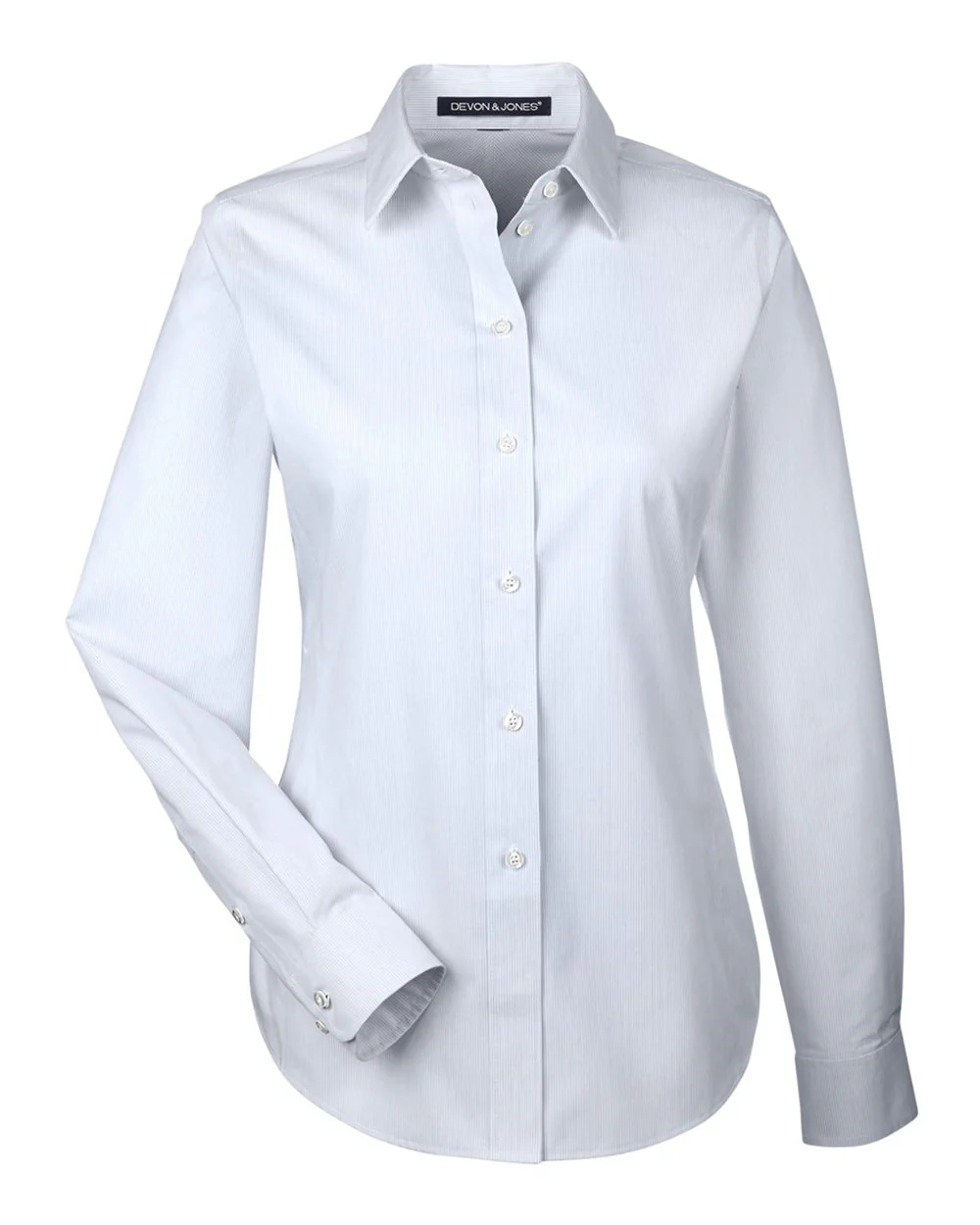 Devon & Jones-DG534W-Women's Crown Collection® Striped Woven Dress Shirt - Image 14