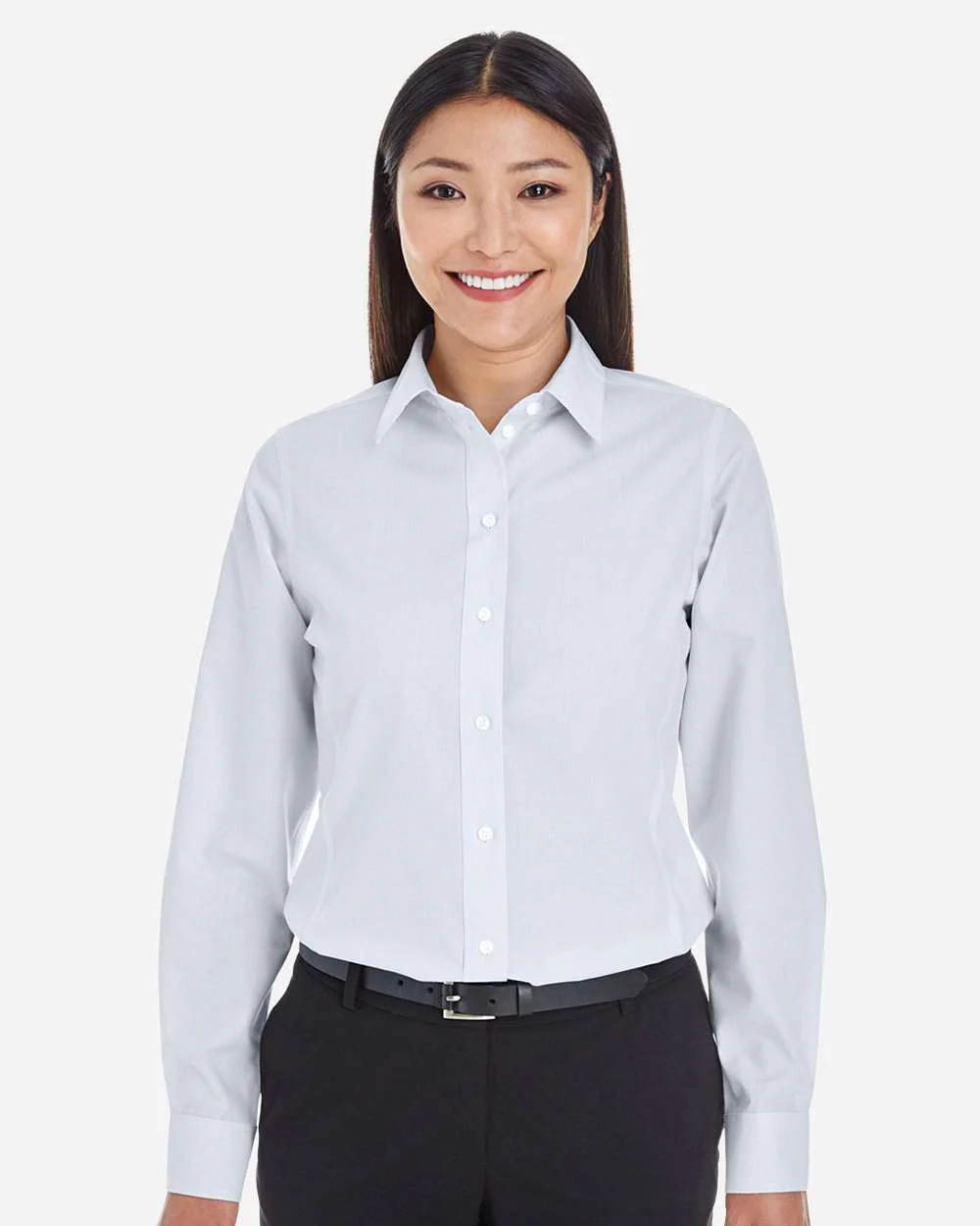 Devon & Jones-DG534W-Women's Crown Collection® Striped Woven Dress Shirt - Image 15
