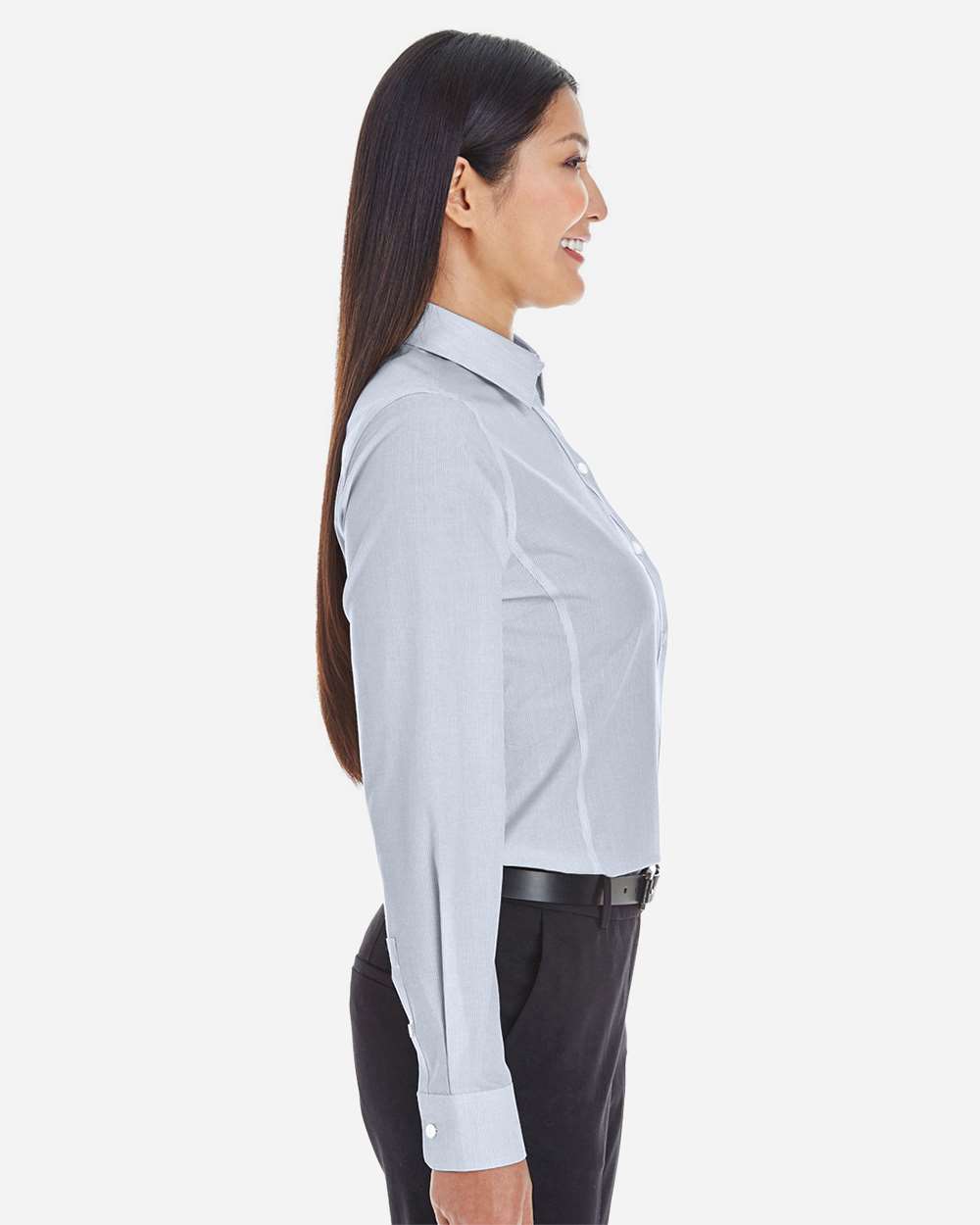 Devon & Jones-DG534W-Women's Crown Collection® Striped Woven Dress Shirt - Image 8