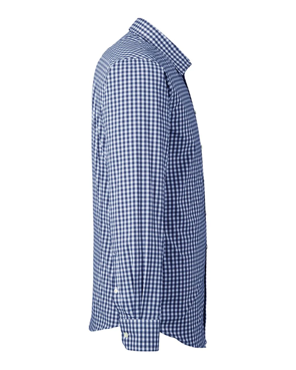 Devon & Jones-DG536-Men's CrownLux Performance® Gingham Dress Shirt - Image 16