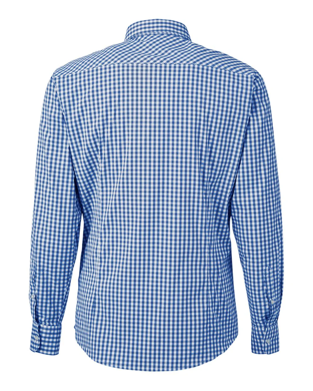 Devon & Jones-DG536-Men's CrownLux Performance® Gingham Dress Shirt - Image 2
