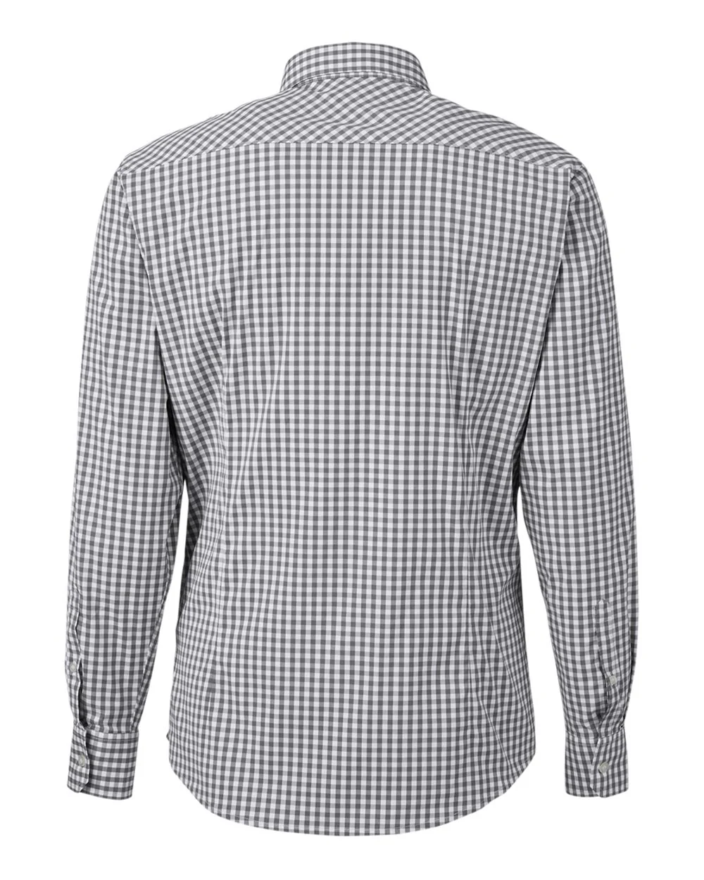 Devon & Jones-DG536-Men's CrownLux Performance® Gingham Dress Shirt - Image 9