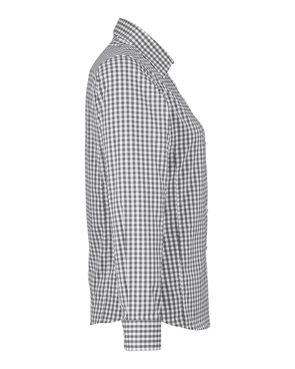 Devon & Jones-DG536W-Women's CrownLux Performance® Gingham Dress Shirt - Image 10