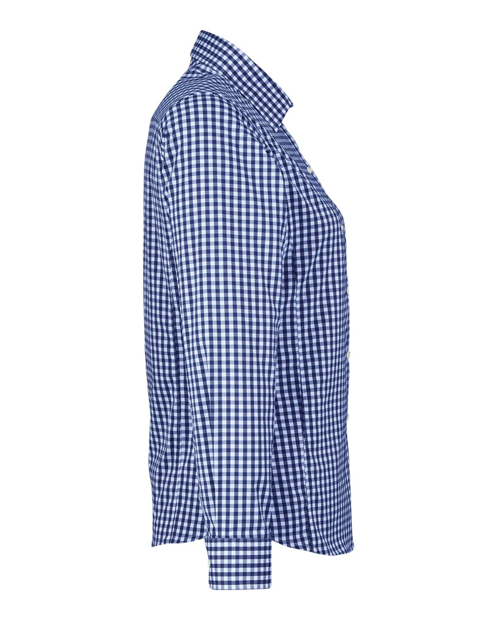 Devon & Jones-DG536W-Women's CrownLux Performance® Gingham Dress Shirt - Image 16