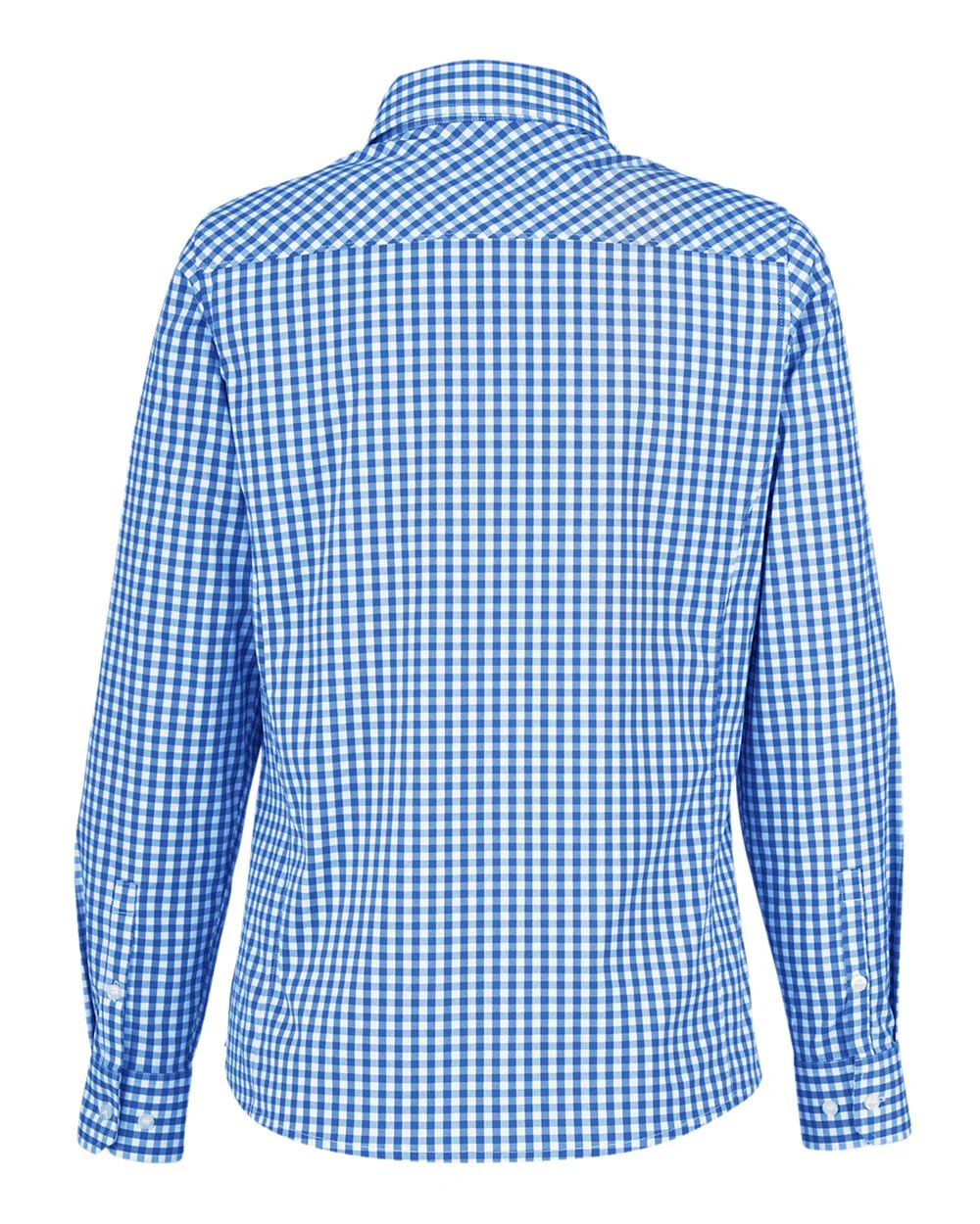 Devon & Jones-DG536W-Women's CrownLux Performance® Gingham Dress Shirt - Image 2