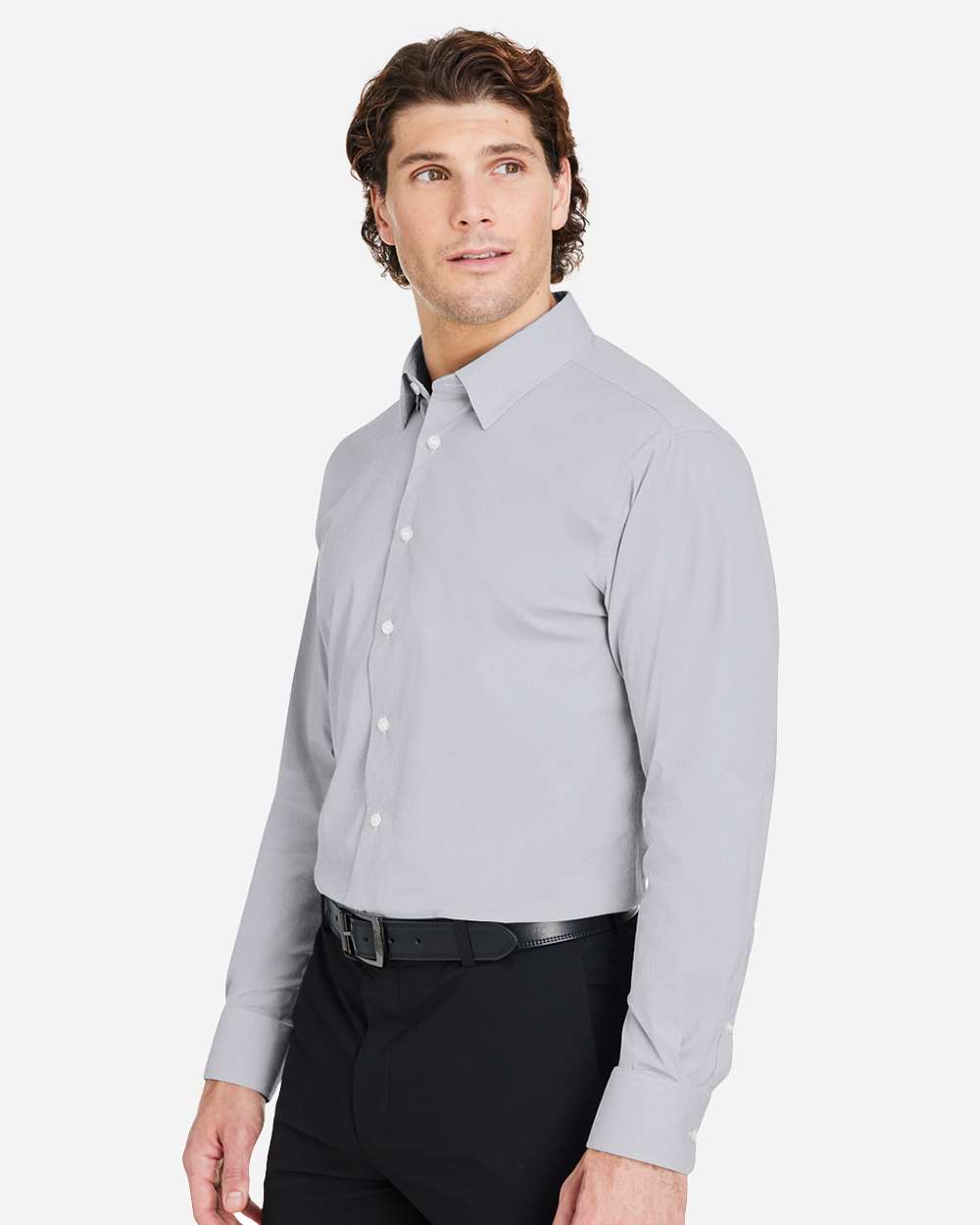 Devon & Jones-DG537-Men's CrownLux Performance® Microstripe Dress Shirt - Image 12