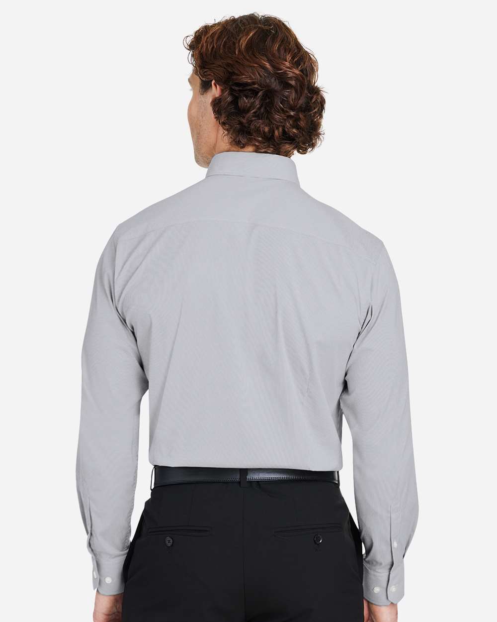 Devon & Jones-DG537-Men's CrownLux Performance® Microstripe Dress Shirt - Image 13